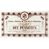 10 Pessetes 2nd Issue