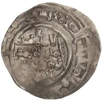 1 Dirham - Mu'izz ibn Ziri In the name of Muhammad al-Mahdi, 399-400 AH