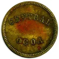 Token - Cinco Centavos Central Ocoa Sugar Mill
