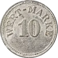 10 Heller Wert-Marke