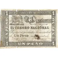 1 Peso Tesoro Nacional