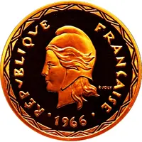 100 Francs Piedfort gold