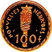100 Francs Piedfort gold