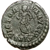 Follis - Arcadius VICTORIA AVGGG, Siscia