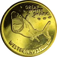 Medal - WA - Great White Shark Tourist Souvenir