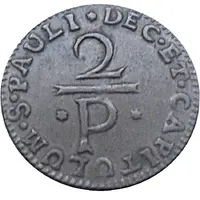 Communion token - 2 Patards Collegiale Saint-Paul