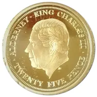 25 Pence - Charles III Queen Elizabeth II Centenary