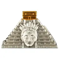 50 Córdobas Mayan pyramid