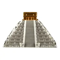 50 Córdobas Mayan pyramid