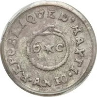 6 Centimes Western Republic