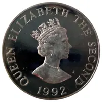2 Pounds - Elizabeth II 40th Anniversary of Queen's Reign