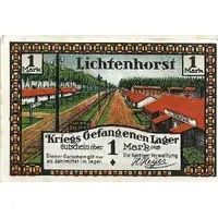 1 Mark Kriegs Gefangenen Lager