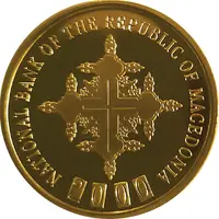 1 Denar Millenium, Gold