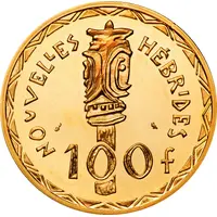 100 Francs Piedfort gold