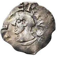 Denier - Albert II Bust left