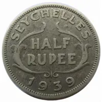 1/2 Rupee - George VI