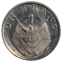 1 Franc Pattern, copper-nickel