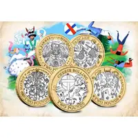 2 Pounds - Charles III Quirky British Traditions - Morris Dancing