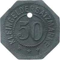 50 Pfennigs - Reisholz Deutsche Carborundum Werke