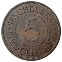 5 Cents - Elizabeth II 1st portrait