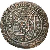 Counter token - William of Orange receiving the Order of the Golden Fleece
