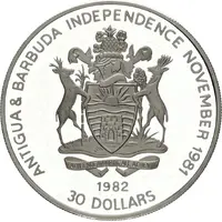 30 Dollars - Elizabeth II Inauguration