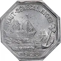 50 Centimes - Chambre de commerce - Kayes