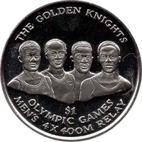 1 Dollar - Elizabeth II The Golden Knights