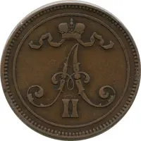 10 Pennia - Aleksandr II