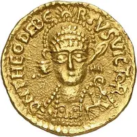 Solidus - Theudebert I Bonn mint