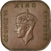 1 Cent - George VI large type