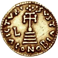 Solidus - Liutprand in the name of Justinian II