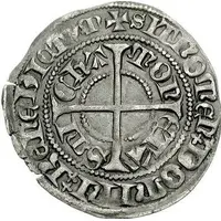 Groschen with knight - René I