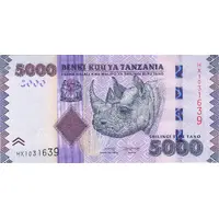 5000 Shillings
