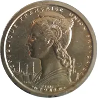 1 Franc Union Française Pattern