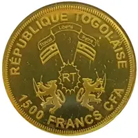 Medal - 1500 Francs CFA Horst Köhler