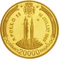 20 000 Francs 1st Moon landing