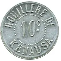 10 Centimes Sociétés des Houillères du Sud Oranais