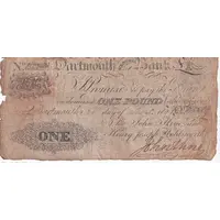 1 Pound Dartmouth General Bank