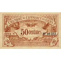 50 Centimes - Chambre de Commerce du Gers [32]