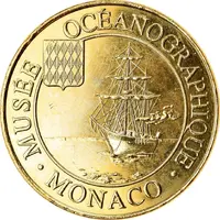 Monnaie de Paris Tourist Token - Monaco Musée Océanographique - Navire