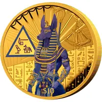 10 Dollars Egyptian God Anubis