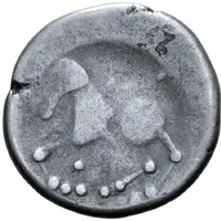 Tetradrachm Sattelkopfpferd Type