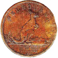 1/2 Penny - Crombie, Clapperton and Findlay Melbourne, Victoria