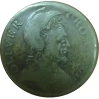 1/2 Penny Oliver Cromwell - South Wales