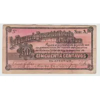 50 Centavos La Tesoreria General del Estado de Sinaloa