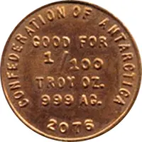 1⁄100 oz Silver Confederation of Antarctica