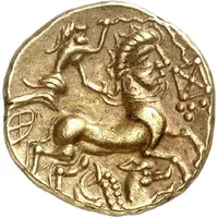 Gold Stater with hippocampus