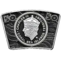 50 Dollars Charles III Dart Reef