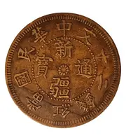 20 Cash - Sinkiang Province Replica